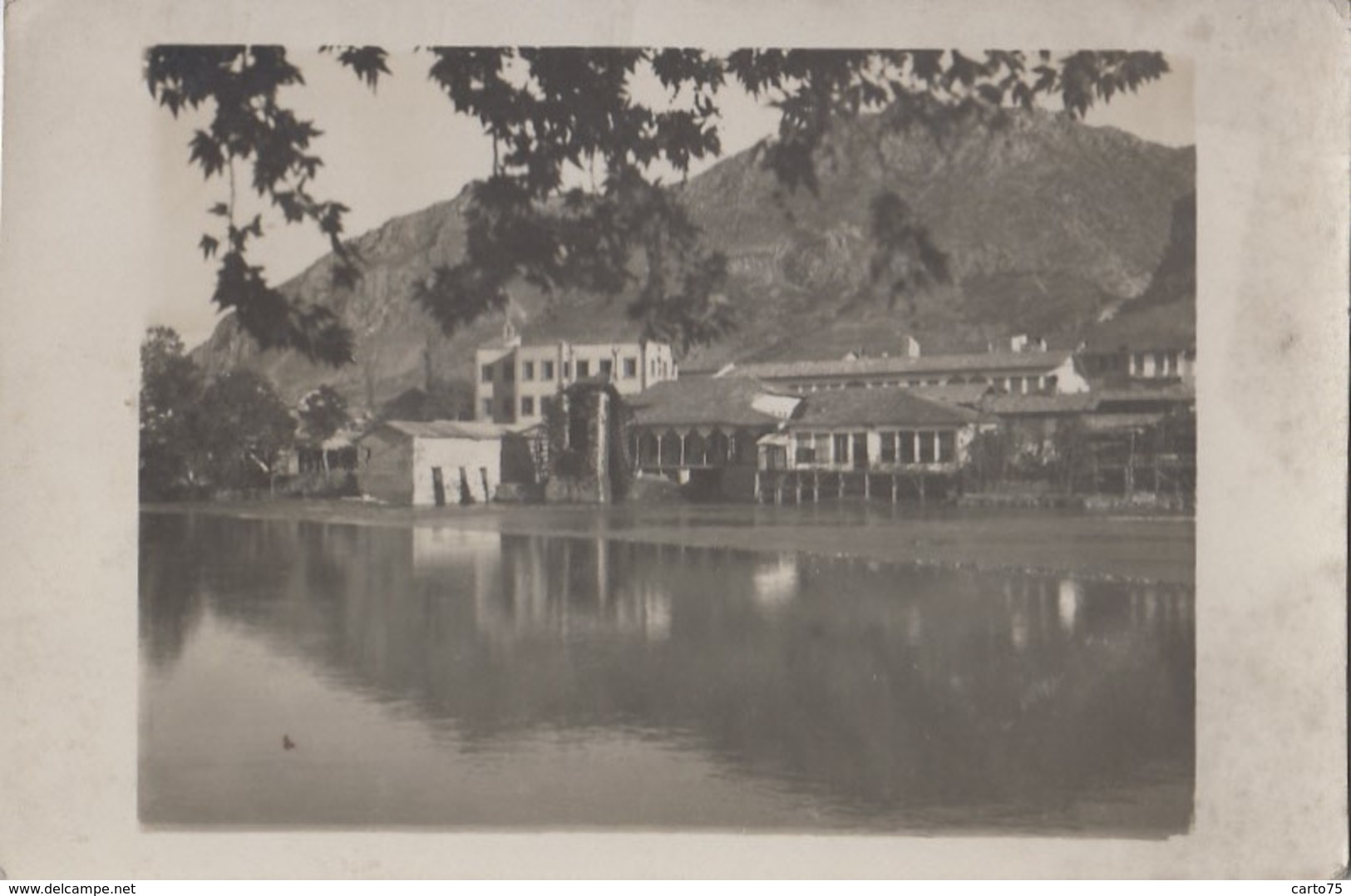 Photographie - Carte-photo - Panorama - Moulin à Eau - Roue - Ville à Situer - Fotografie