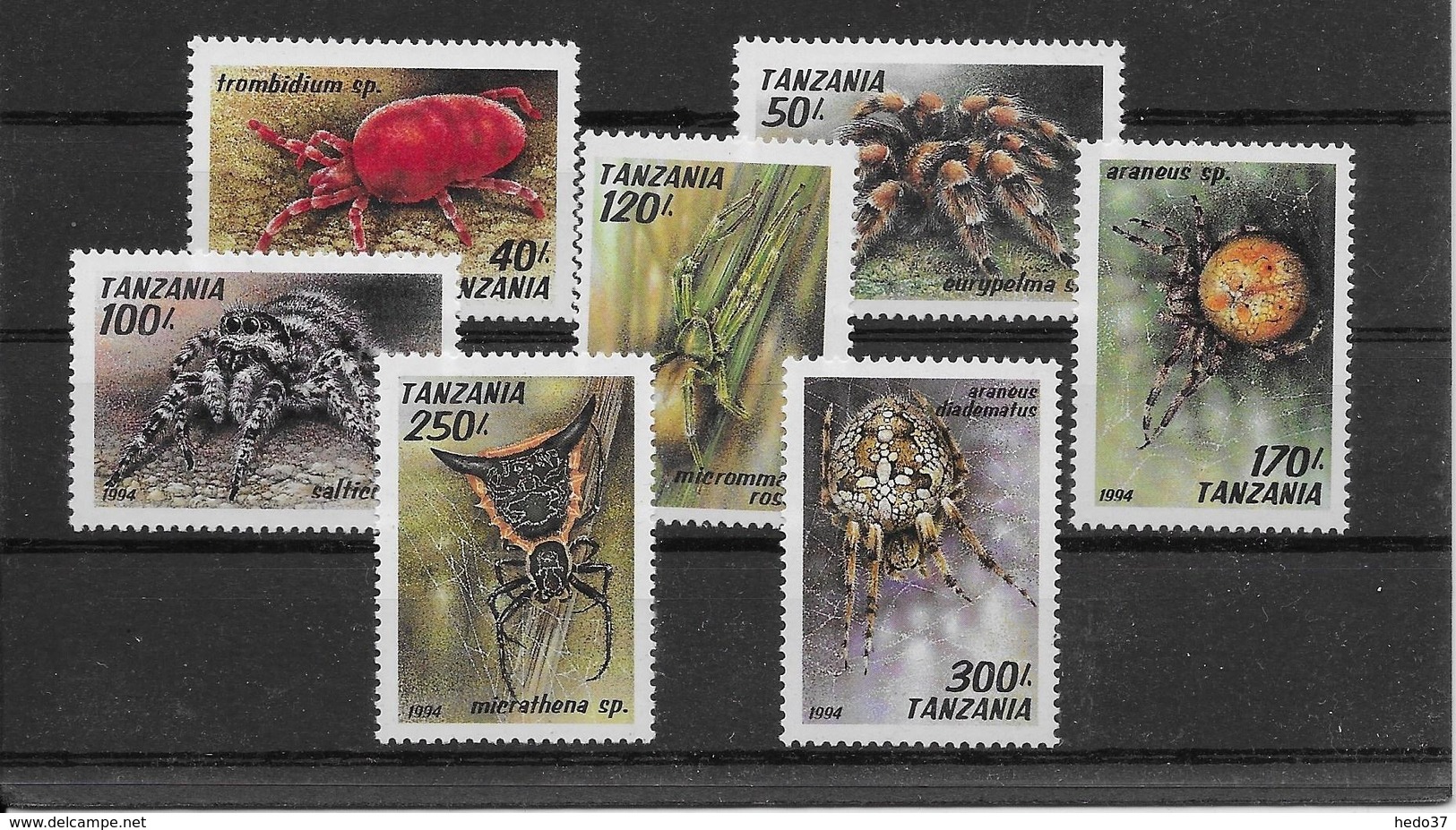 Thème Animaux - Araignées - Tanzanie - Neuf ** Sans Charnière - TB - Spiders