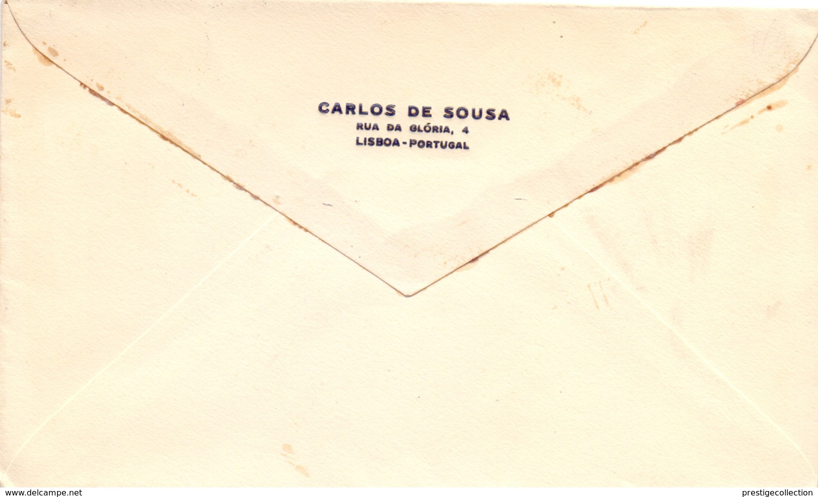 PORTUGAL AIR MAIL COVER CARLOS DE SOUSA  (FEB20979) - Used Stamps