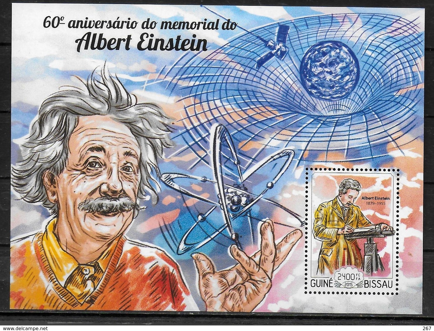 GUINEE BISSAU  BF1044  * *  ( Cote 14e ) Abert Einstein Nobel Physique - Albert Einstein