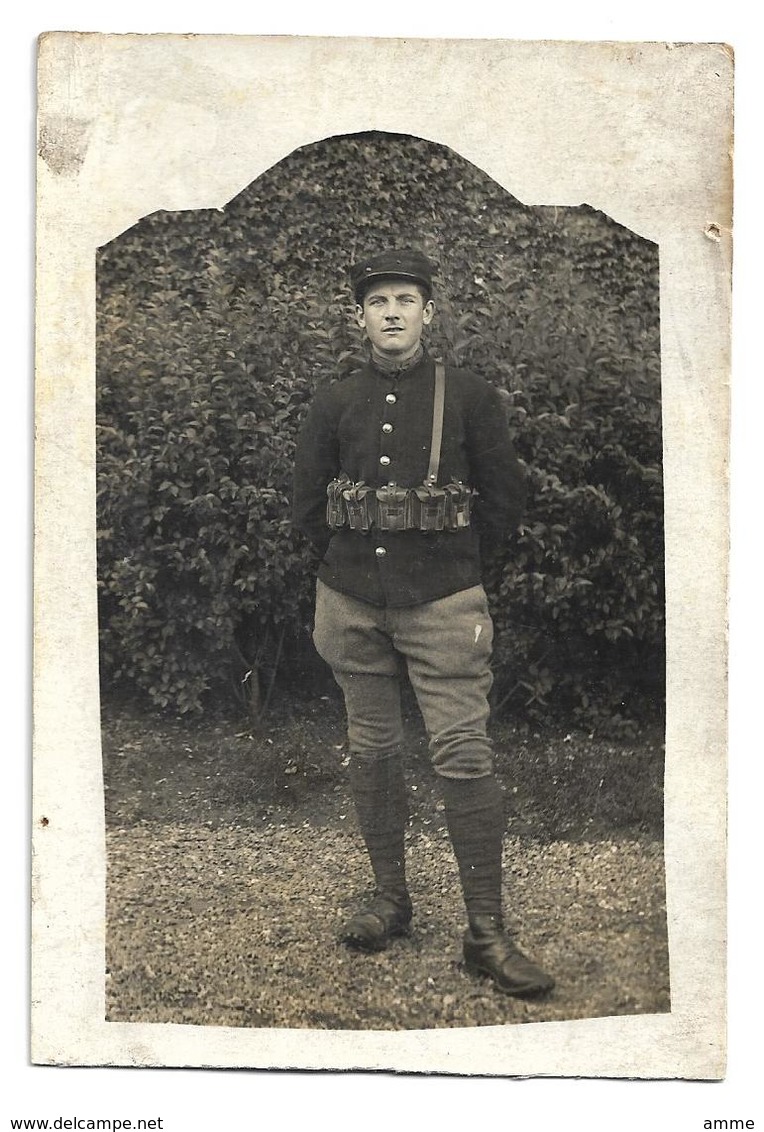 Dieppe 1915     *   (carte-photo)  Soldat 2° Classe     (Armée - Leger - Militair) - Uniformes