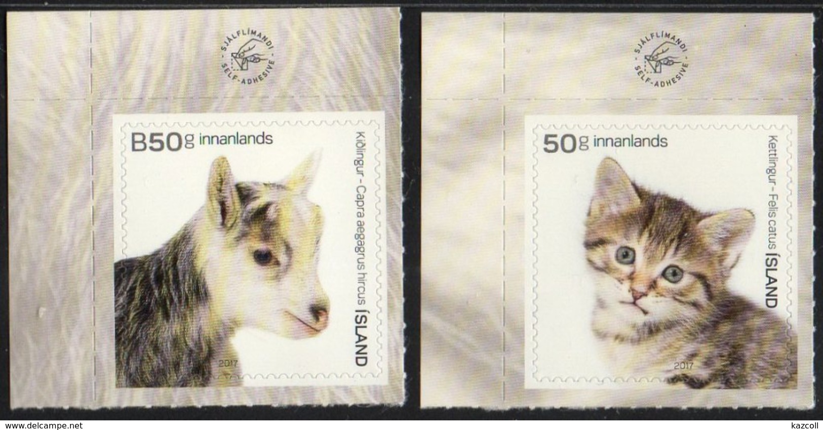 Iceland. Island 2017. Fauna. Animals. Pets.  MNH - Ungebraucht