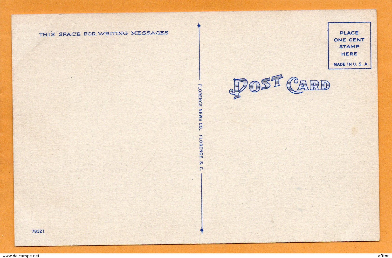Sumter SC 1940 Postcard - Sumter