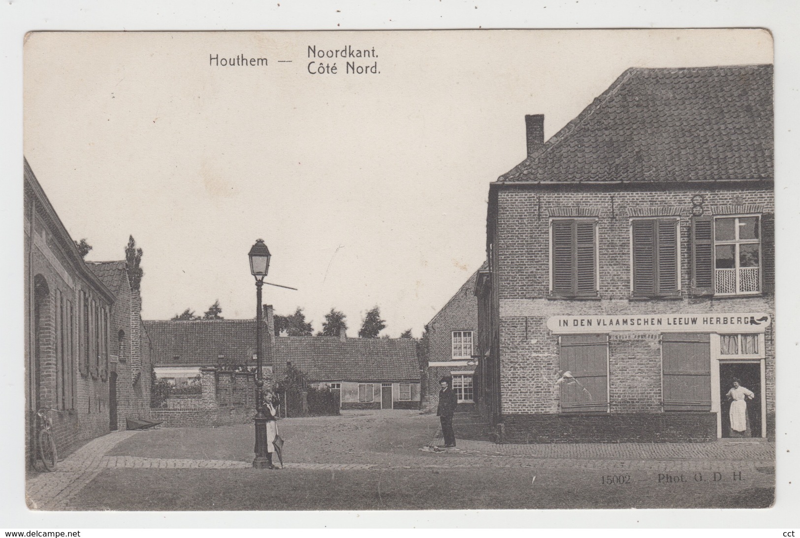 Houthem  Houtem  Veurne   Noordkant Côté Nord  Phot G.H.H. N° 15002  Herberg In Den Vlaamschen Leeuw - Veurne