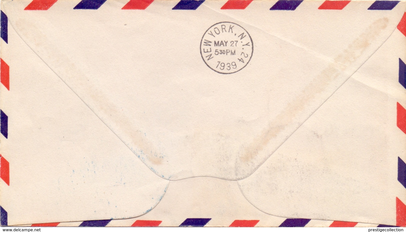 PORTUGAL 1939 AIR MAIL COVER SPECIAL POSTMARK LISBOA    (FEB20983) - Usati