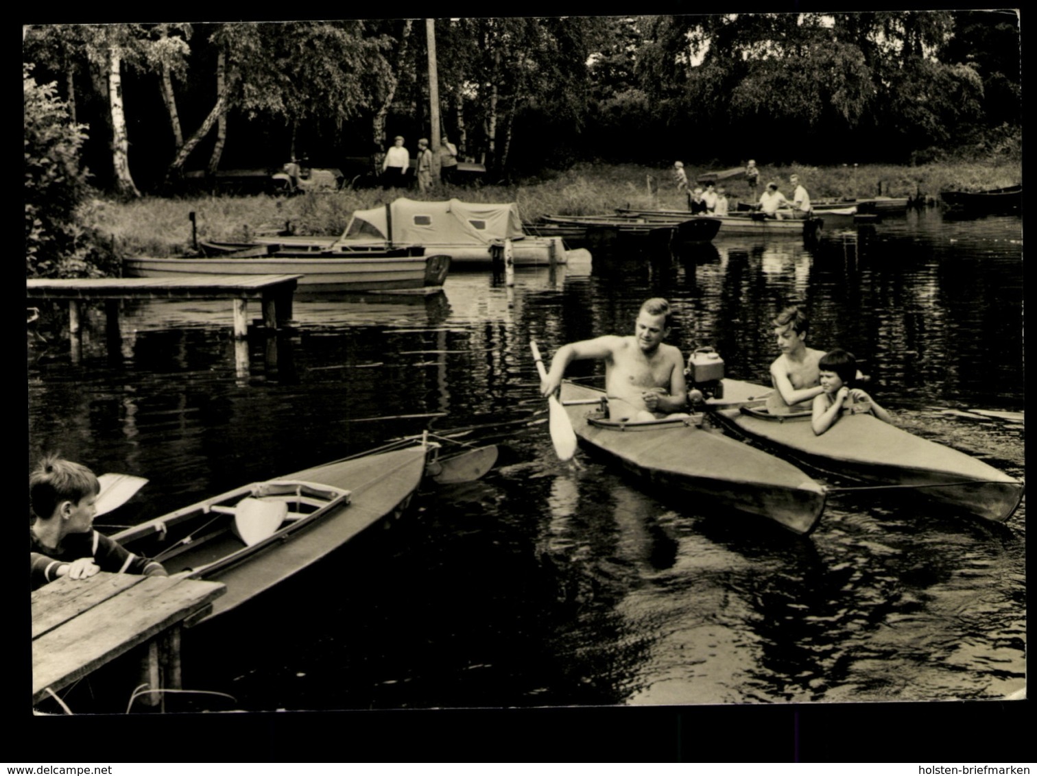 Kolberg, Am Wolziger See, Sporthafen, Ruderboote - Autres & Non Classés