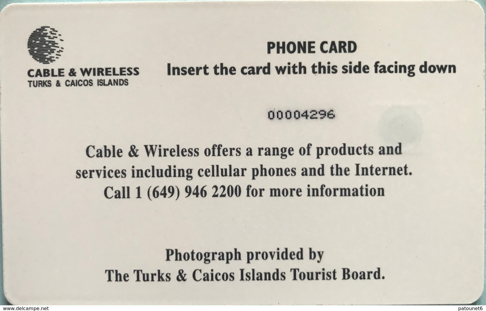 TURK § CAICOS  -  Phonecard  -  " 3 Girls  "  -  $10 - Turcas Y Caicos (Islas)