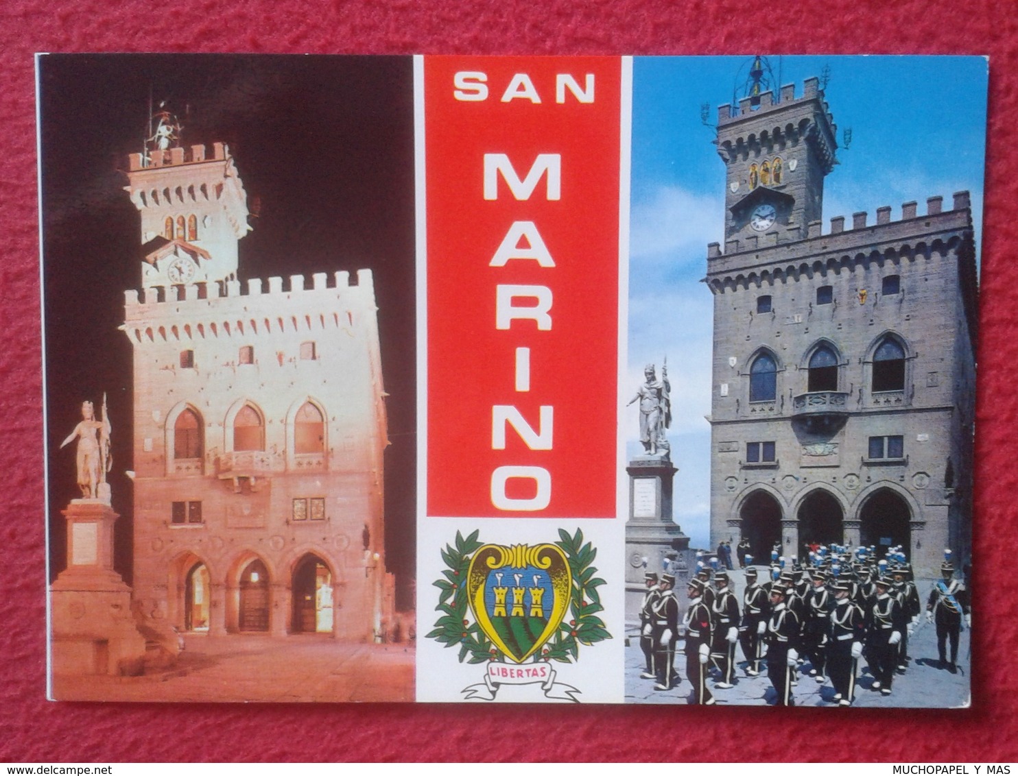 POSTAL POST CARD REPPUBLICA DE DI S. SAN MARINO REPÚBLICA LIBERTAS DIVERSAS VISTAS, VER FOTO Y DESCRIPCIÓN CARTE POSTALE - Saint-Marin