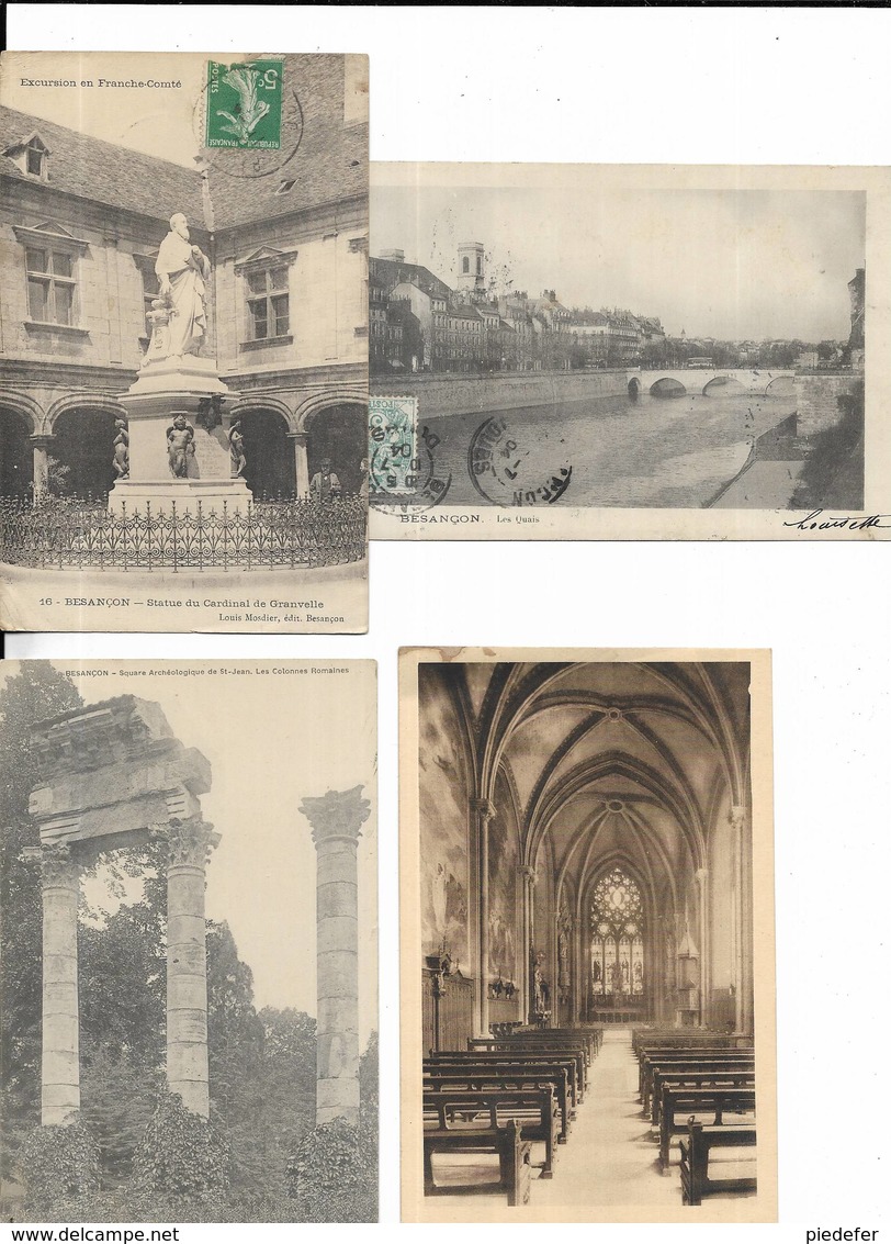 25 - Lot De 20 Cartes Postales Différentes De Besançon ( Doubs ) - Toutes Scannées - Besancon