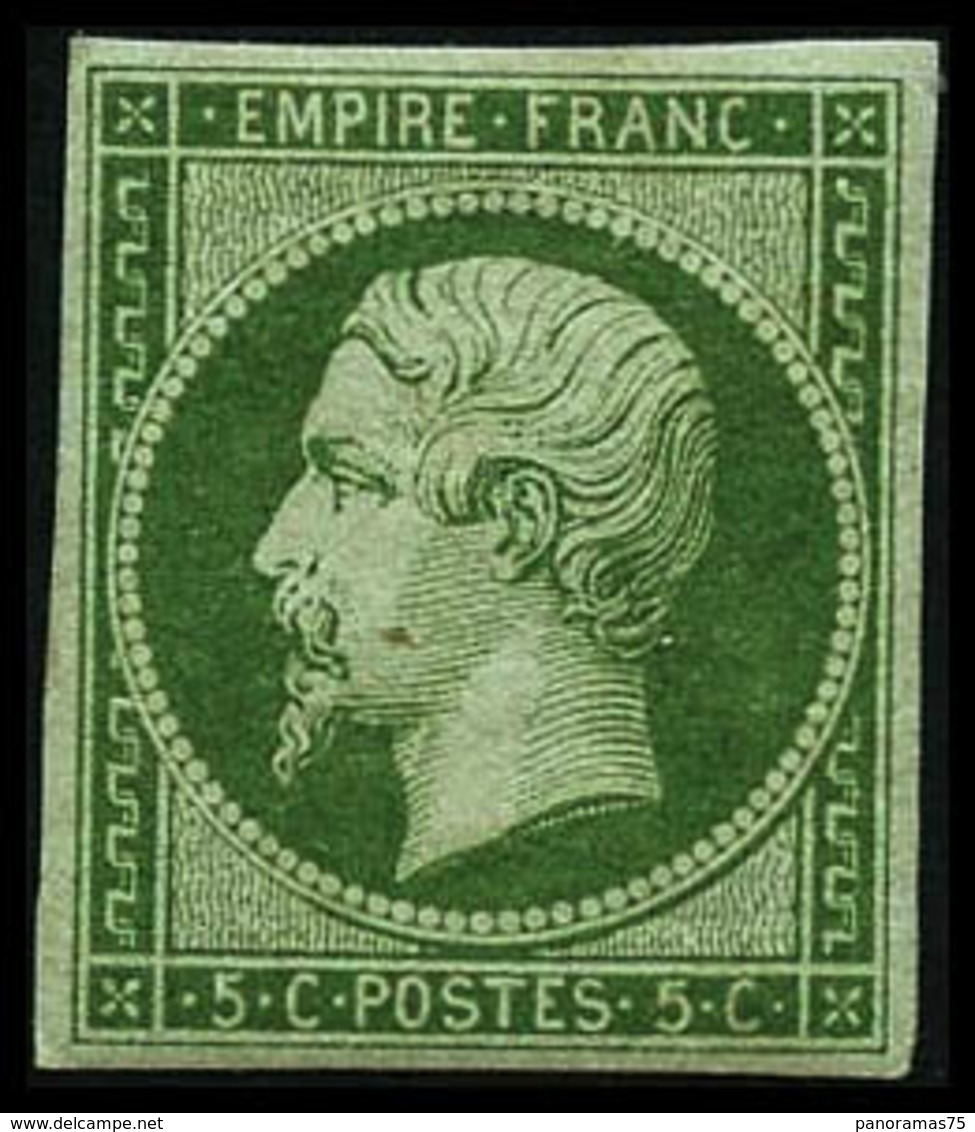 ** N°12 5c Vert, Signé Calves - TB - 1853-1860 Napoléon III