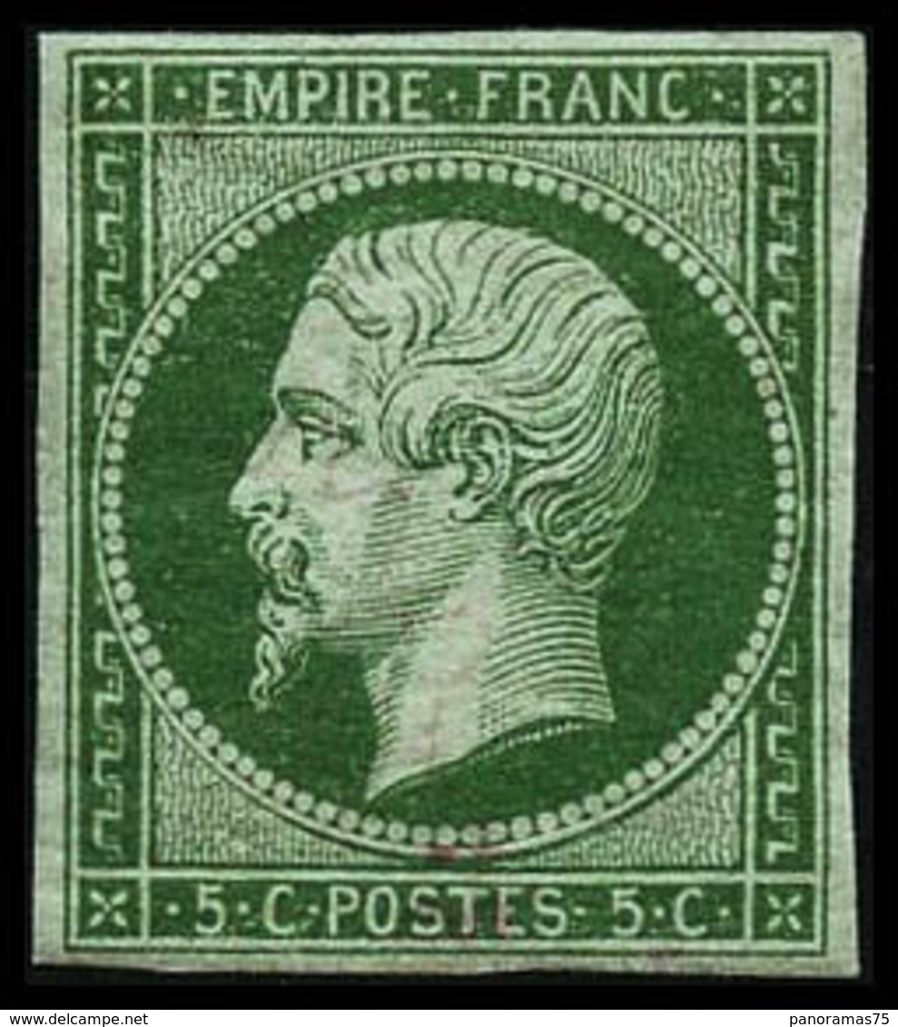 ** N°12 5c Vert, Petites Marges - B - 1853-1860 Napoléon III.