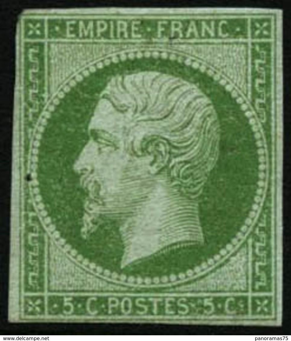 * N°12 5c Vert, Petites Marges - B - 1853-1860 Napoléon III.