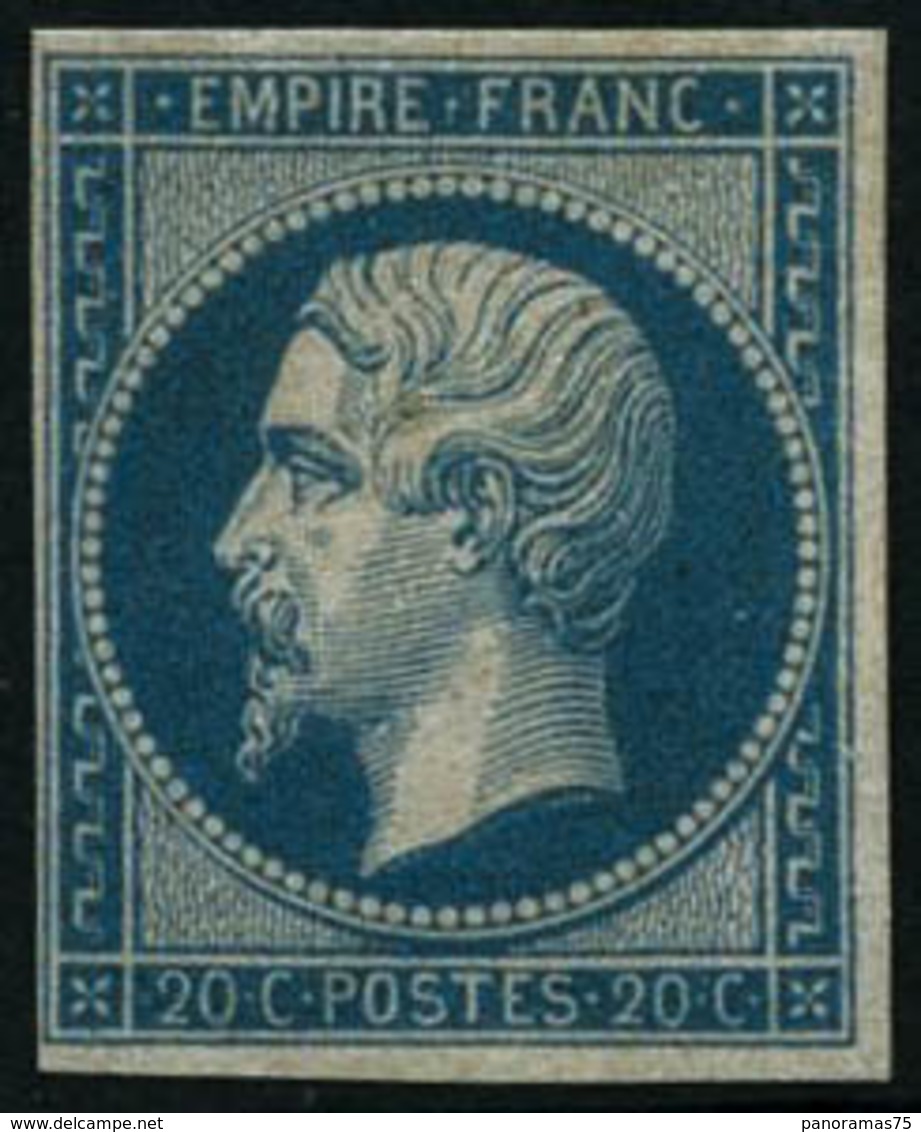 * N°14B 20c Bleu, Type II - TB - 1853-1860 Napoléon III