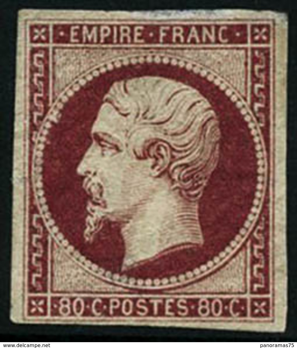 * N°17A 80c Carmin, Quasi SC - TB - 1853-1860 Napoléon III.