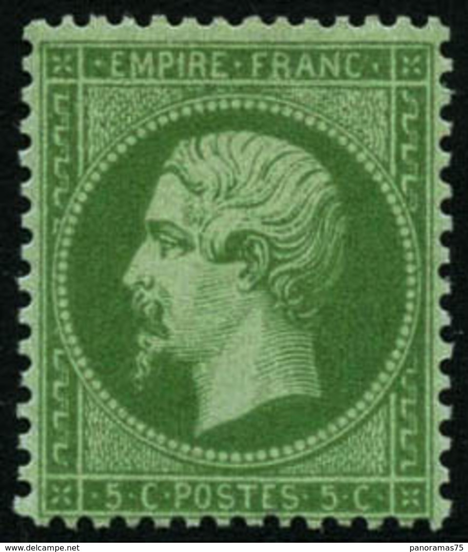 ** N°20 5c Vert - TB - 1862 Napoléon III.