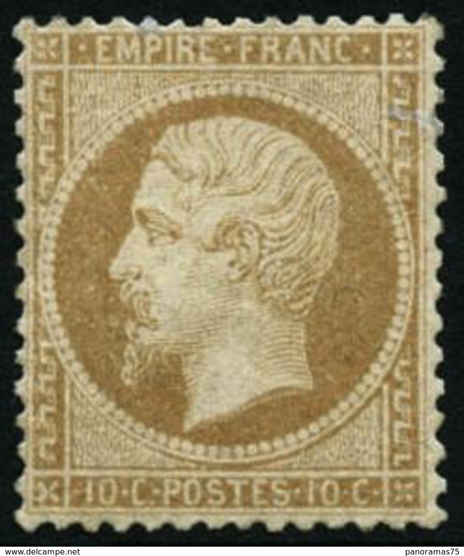 ** N°21 10c Bistre, Pièce De Luxe - TB - 1862 Napoléon III.