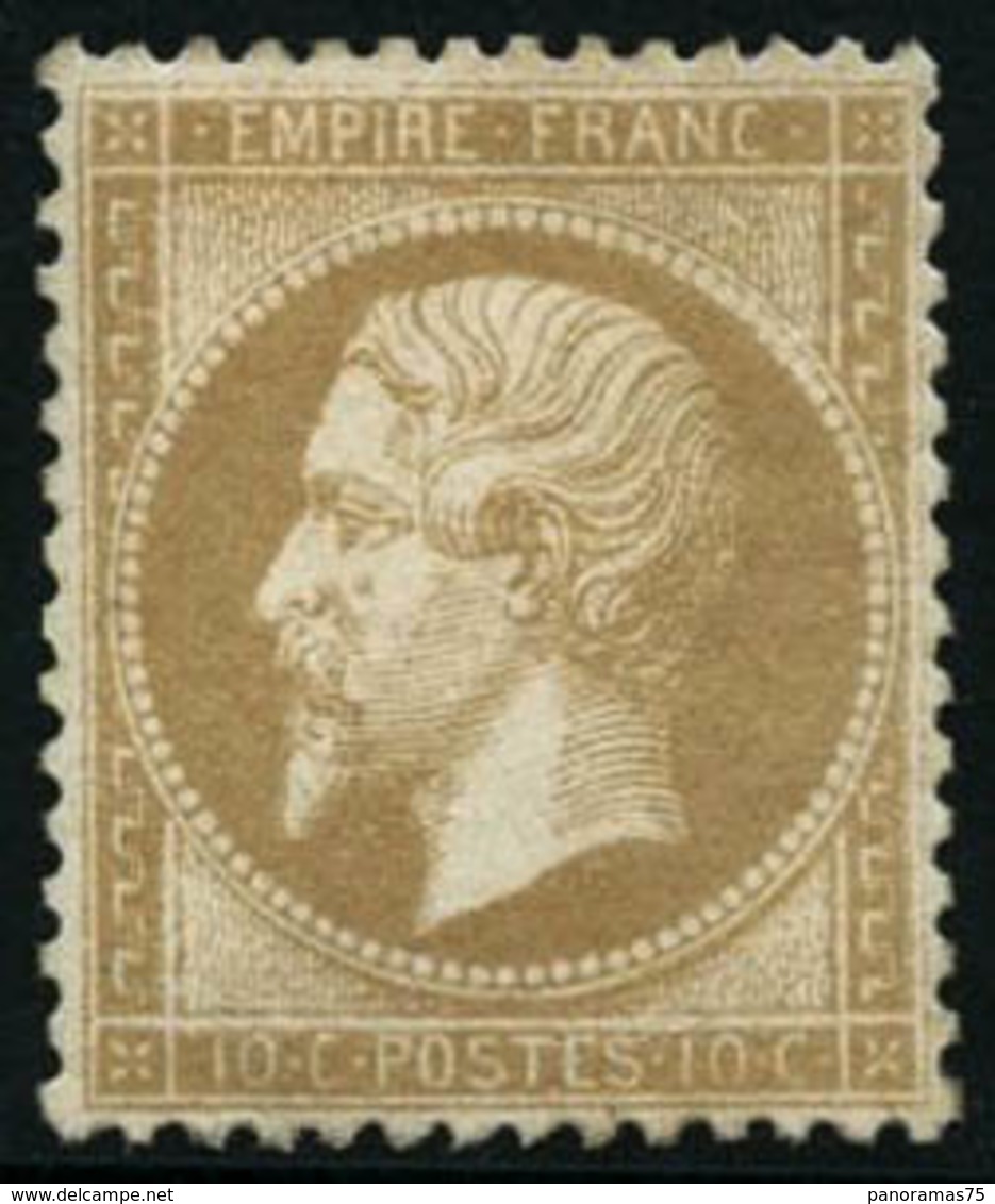 ** N°21 10c Bistre - TB - 1862 Napoléon III
