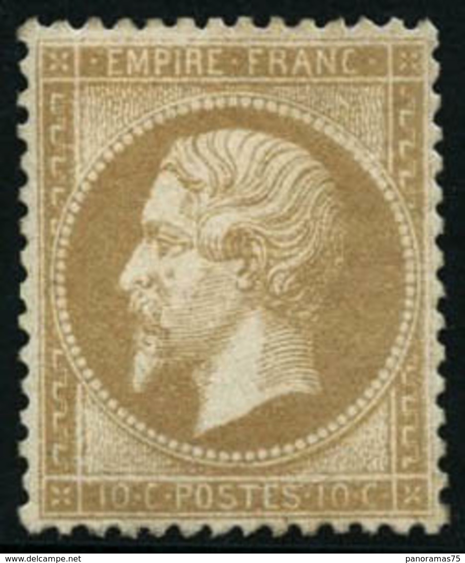 ** N°21 10c Bistre - TB - 1862 Napoleon III