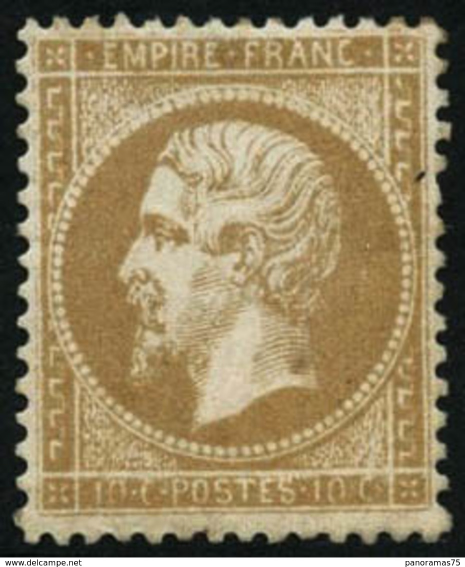 ** N°21 10c Bistre - TB - 1862 Napoléon III