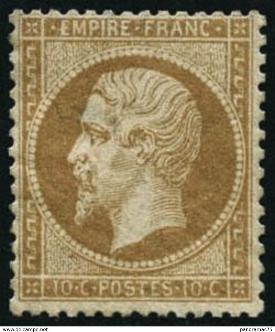 ** N°21 10c Bistre - TB - 1862 Napoléon III