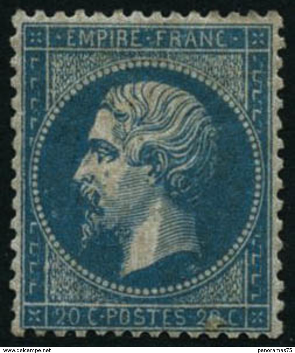 ** N°22 20c Bleu, Pièce De Luxe - TB - 1862 Napoléon III.