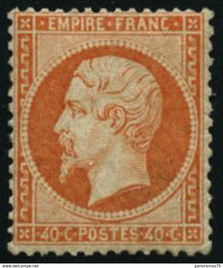 ** N°23 40c Orange - TB - 1862 Napoléon III.