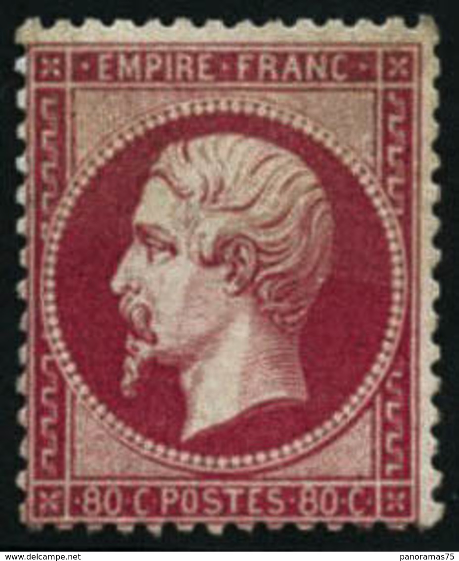 ** N°24 80c Rose - TB - 1862 Napoléon III.