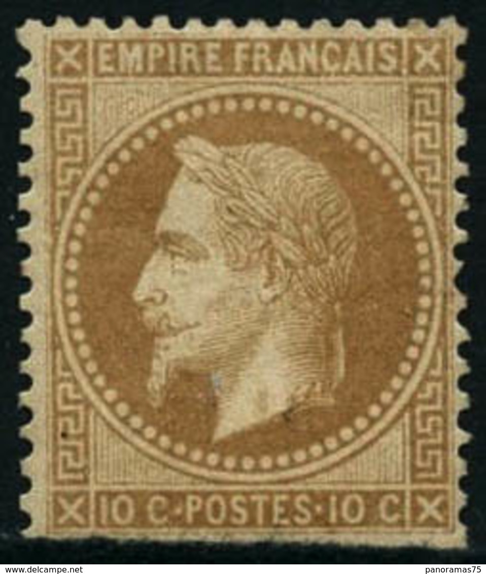 ** N°28B 10c Bistre, Type II - TB - 1863-1870 Napoléon III. Laure