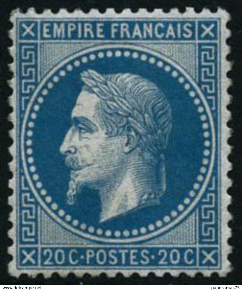 ** N°29B 20c Bleu, Type II - TB - 1863-1870 Napoléon III Con Laureles