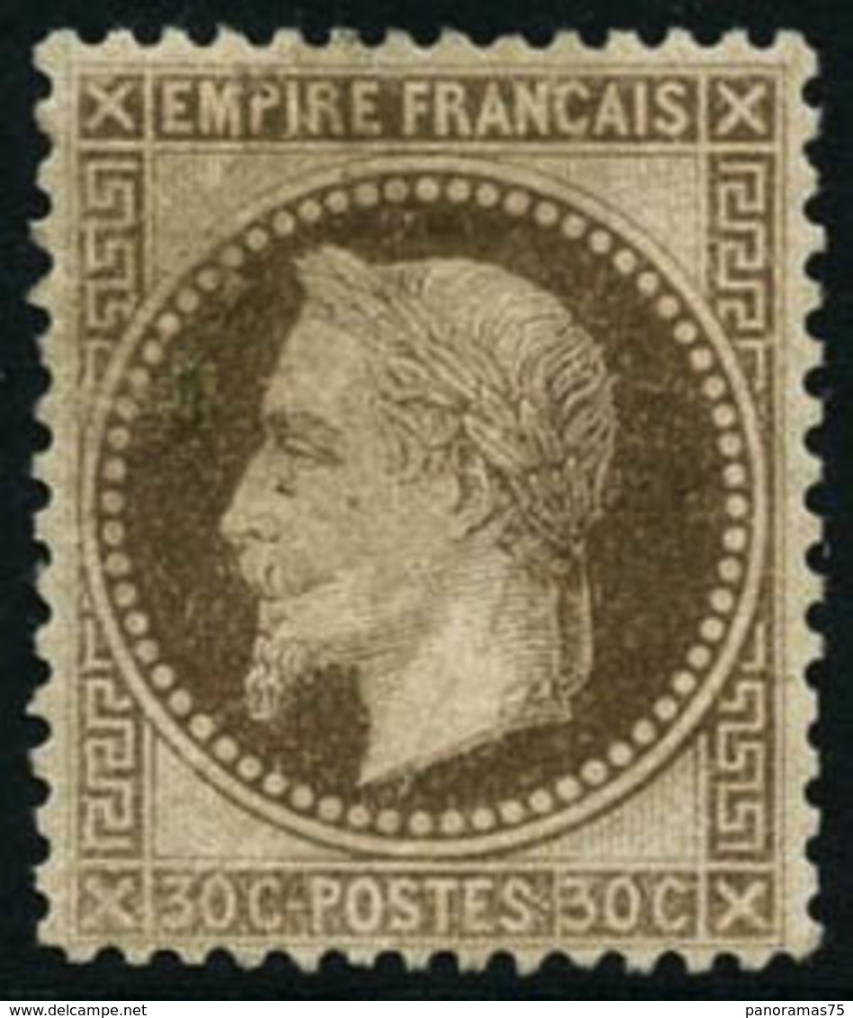 * N°30 30c Brun, Bien Centré, Quasi SC - B/TB - 1863-1870 Napoléon III Con Laureles