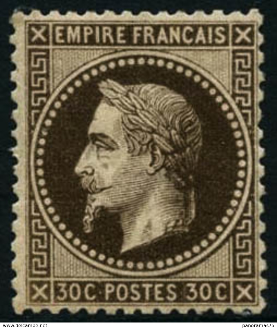 ** N°30b 30c Brun Noir - TB - 1863-1870 Napoléon III. Laure
