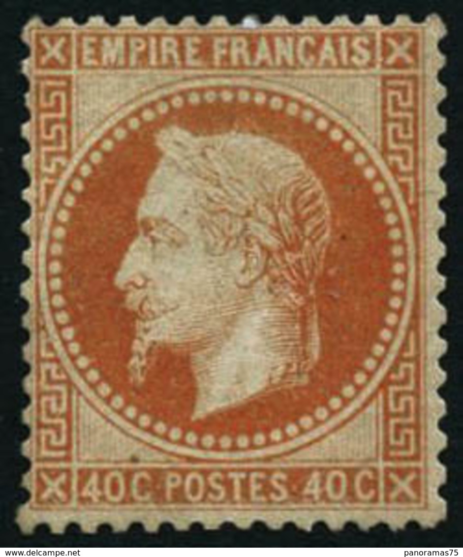 ** N°31 40c Orange, Signé Brun - TB - 1863-1870 Napoléon III Lauré