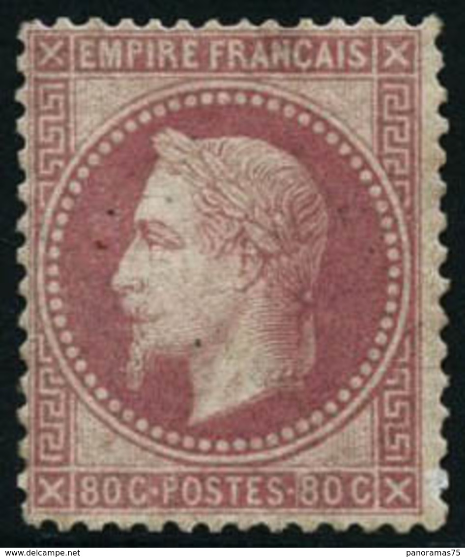 ** N°32 80c Rose - B - 1863-1870 Napoleon III Gelauwerd