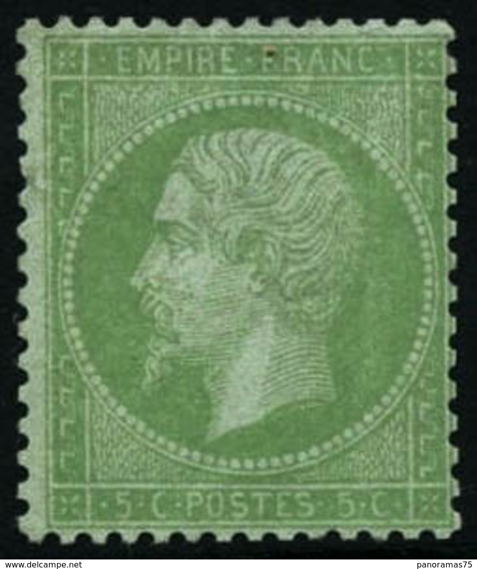 ** N°35 5c Vert-pâle S/bleu - TB - 1863-1870 Napoléon III. Laure