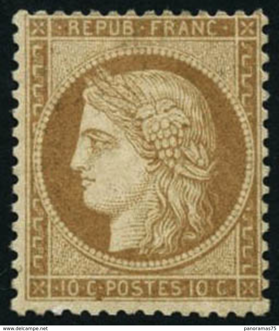 ** N°36 10c Bistre-jaune - TB - 1870 Siège De Paris