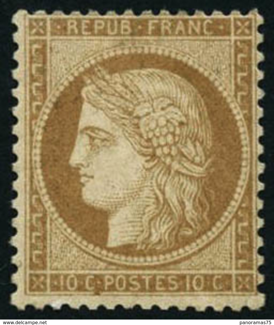 ** N°36 10c Bistre-jaune - TB - 1870 Beleg Van Parijs
