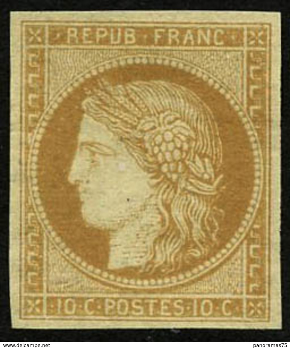 (*) N°36c 10c Bistre (Granet) SG - TB - 1870 Siège De Paris