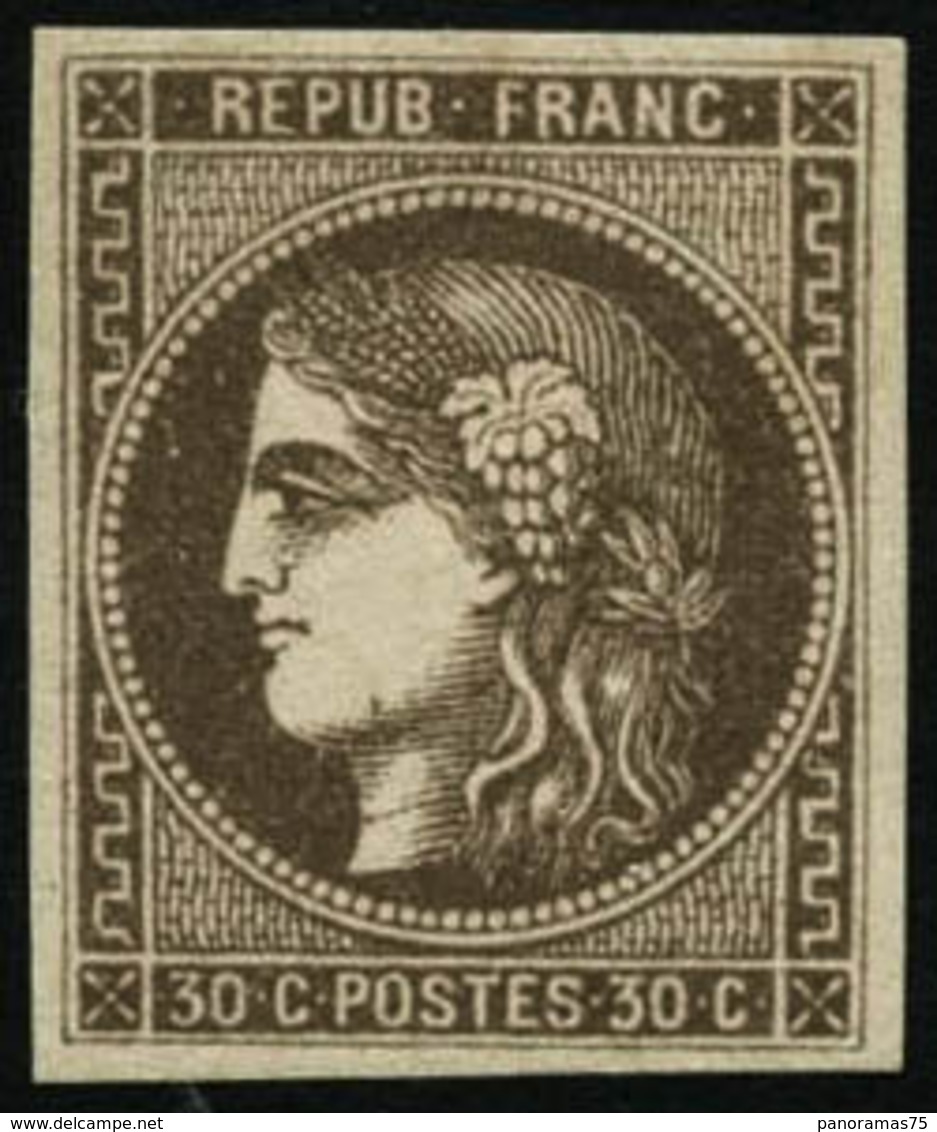 ** N°47 30c Brun - TB - 1870 Ausgabe Bordeaux