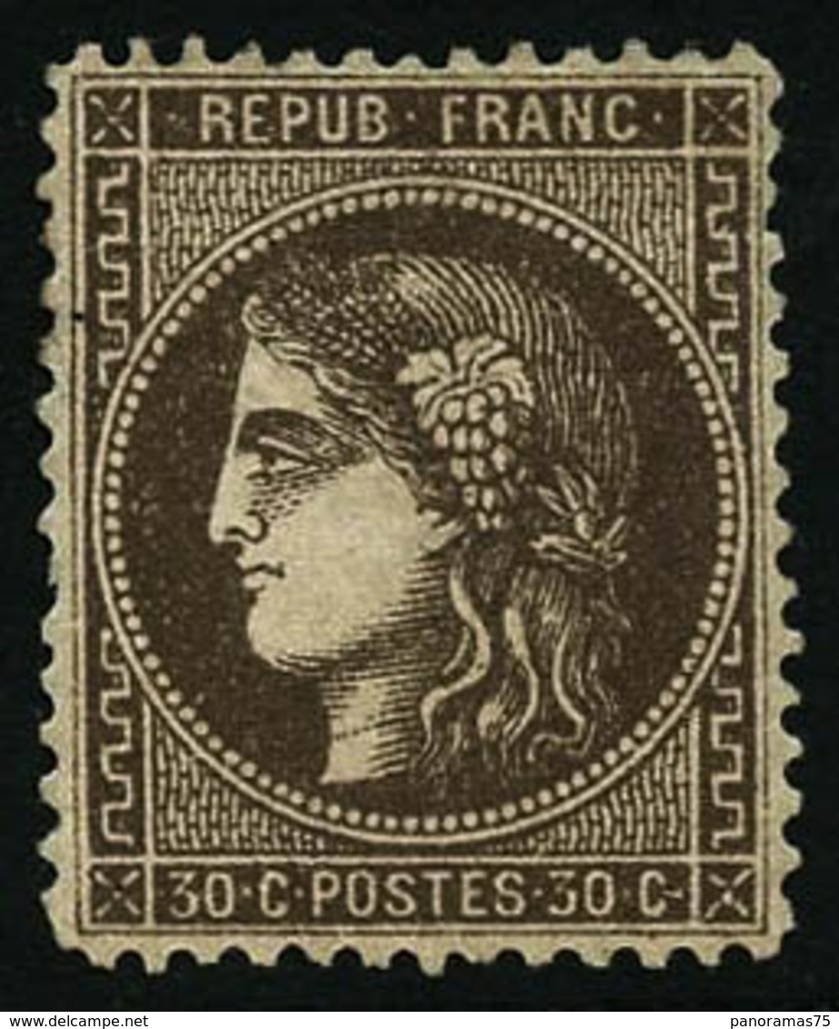 ** N°47 30c Brun Dentelé - TB - 1870 Ausgabe Bordeaux