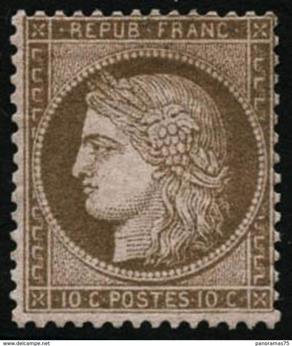 ** N°58 10c Brun S/rose - TB - 1871-1875 Ceres