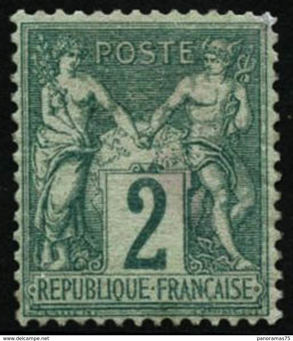 ** N°62 2c Vert - TB - 1876-1878 Sage (Typ I)