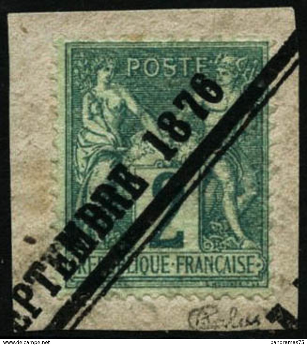 Oblit. N°62 2c Vert - TB - 1876-1878 Sage (Typ I)