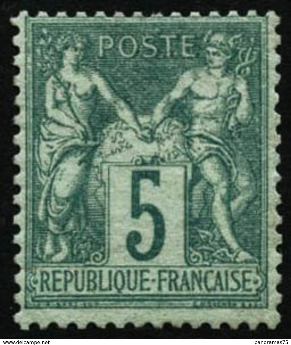 ** N°64 5c Vert, Pièce De Luxe - TB - 1876-1878 Sage (Typ I)