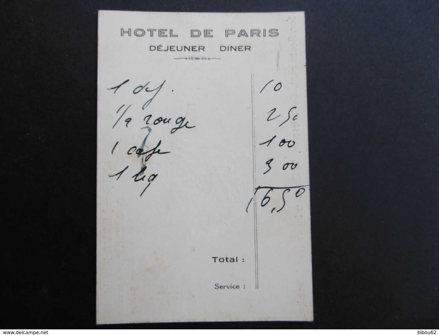 POIX  ( SOMME )  HOTEL De PARIS  - GILLET  B - Poix-de-Picardie