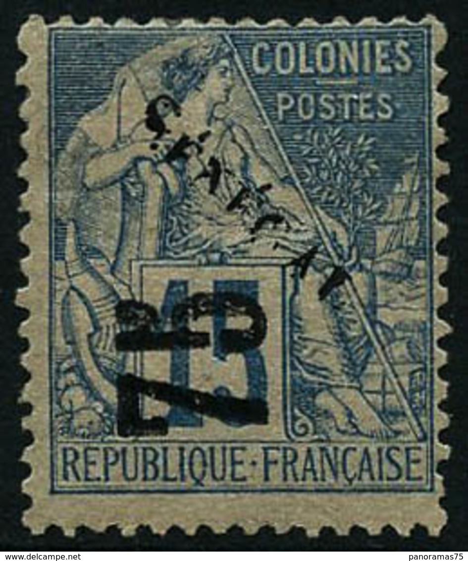 * N°6 75 S/15c Bleu, Signé Roumet - TB - Andere & Zonder Classificatie