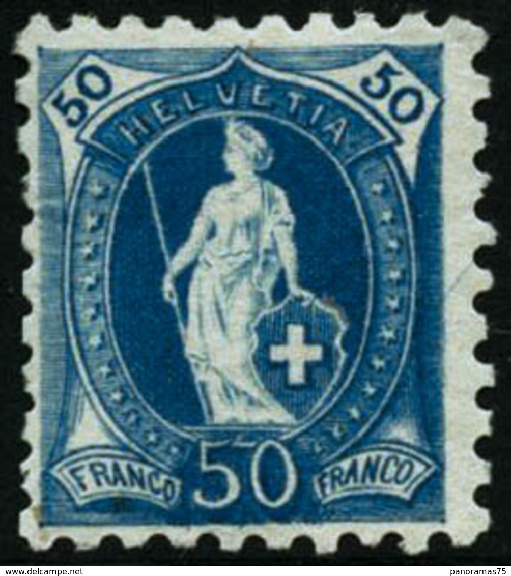 ** N°84 50c Bleu (dent 9 1/2) - TB - Sonstige & Ohne Zuordnung