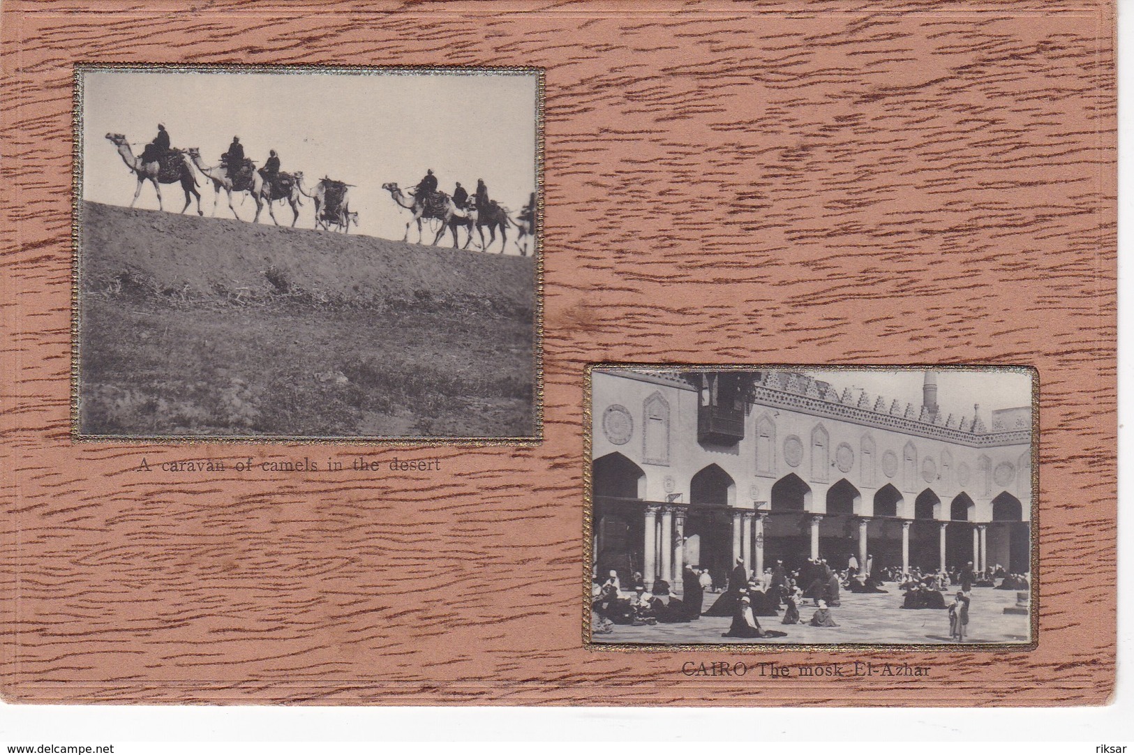 EGYPTE(LE CAIRE) CARTE GAUFREE - Le Caire