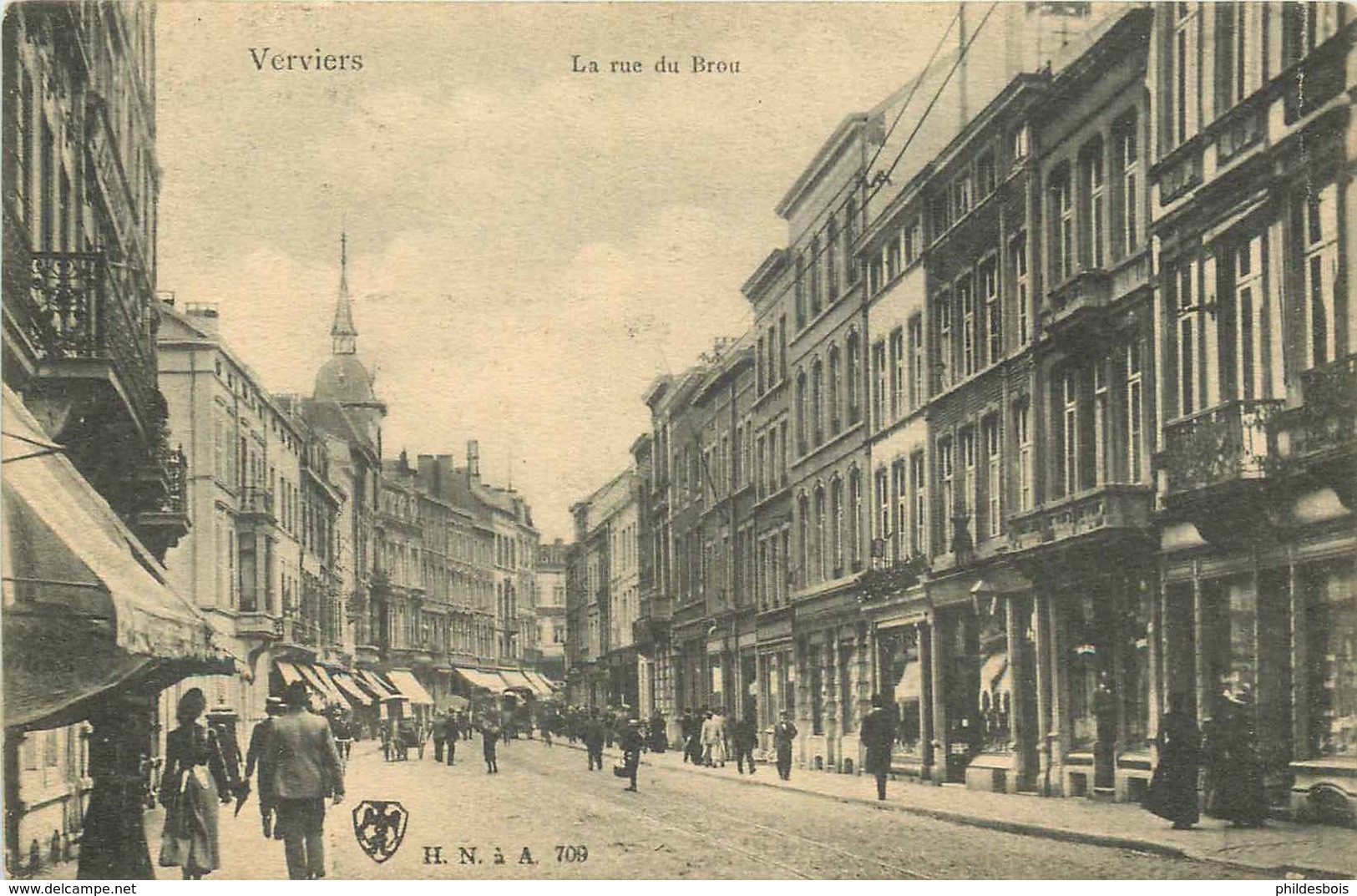 BELGIQUE  VERVIERS  La Rue Du Brou - Verviers