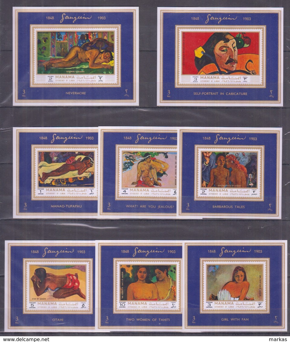 A22. Manama - MNH - Art - Painting - Gauguin - Deluxe - Imperf - Other & Unclassified