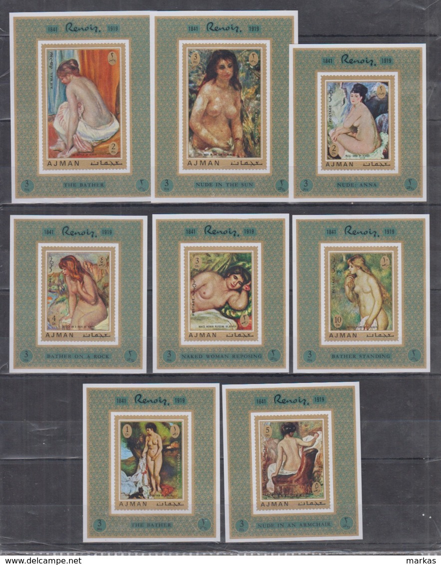 G22. Ajman - MNH - Art - Painting - Renoir - Deluxe - Imperf - Other & Unclassified